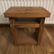 Comodino rustico in legno