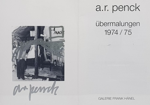 Penck disegno firmato - a.r.,