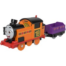 Trenino Thomas Motorizzato Nia Locomotiva Vagone Merci Giocattolo Fisher-Price