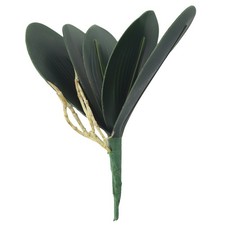 Foglie Farfalla Orchidea Seta