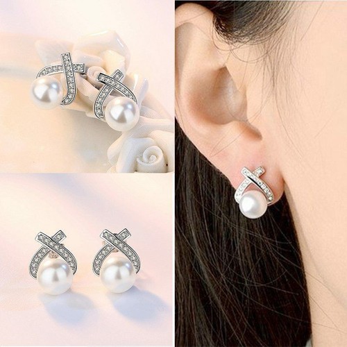 Orecchini borchie donna - , perle
