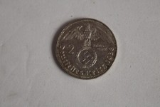 L68-2 MARCHI 1938- GERMANIA  REICH MONETA COIN ARGENTO SILVER GERMANY