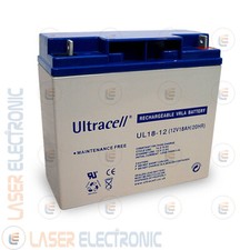 BATTERIA AGM 12V 18Ah ULTRACELL UL18-12 Adatta anche per USO CICLICO E TRAZIONE