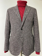 GIACCA UOMO CAPANI FIRENZE tg. 52 SLIM 2 BOTTONI TWEED SFODERATA - NUOVA