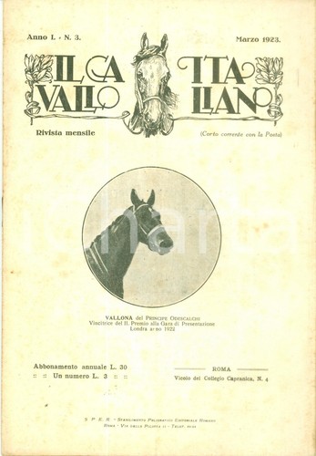 1923 cavallo italiano - 1923,