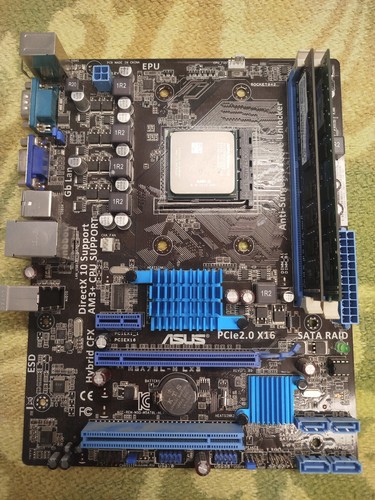 Scheda madre cpu ram - +,