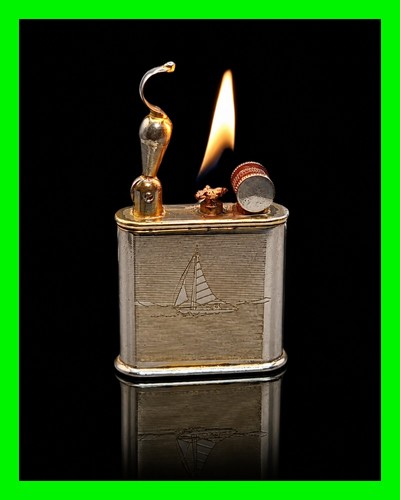 Accendino benzina vintage - accendino, a