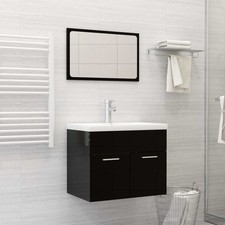 Set Mobili da Bagno Nero