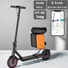 LADPED Electric Scooter with Seat for Adults 8.5" Solid 15MPH Commuter E-Scooter
