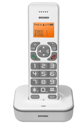 Telefono cordless brondi bravo - telefono,
