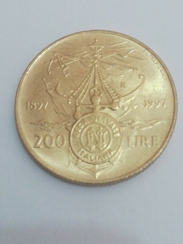 Moneta 200 lire lega navale - moneta,