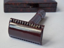 Vecchio rasoio bachelite antique bakelite razor with box
