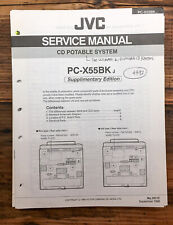 JVC PC-X55 BK Stereo Manuale