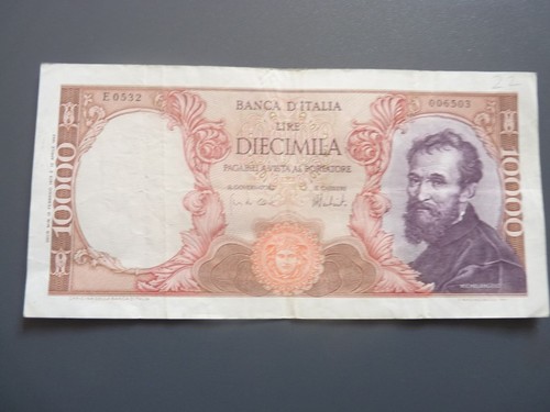 Billet 10000 lire - 10000, 1962-73