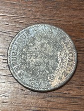 Moneta Francia 5 Franchi 1875 A FALSO D'EPOCA (10-45)