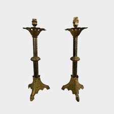 Pair of Vintage Column Table