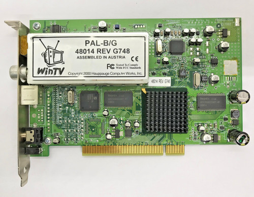 Hauppauge wintv pal - hauppauge, pal-b/g