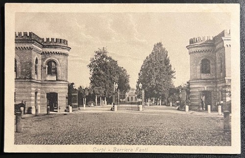 Cartolina epoca carpi - cartolina, d'