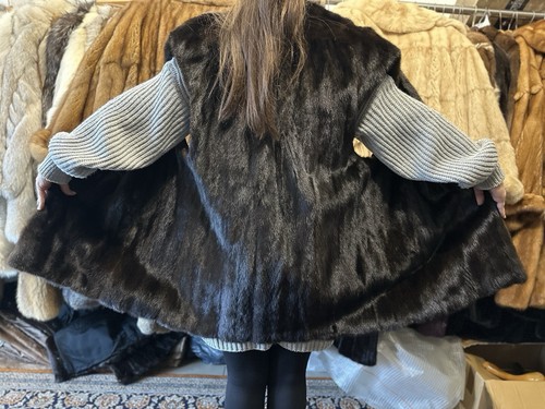 Gilet visone - , pelliccia