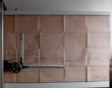 BUCHER GUYER LADEWAGEN 2S RIMORCHIO FATTORIA FARM DISEGNO OLDTIMER 150X87