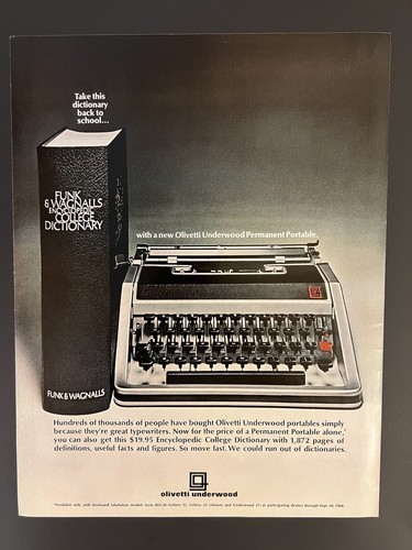 Olivetti underwood typewriter - underwood,