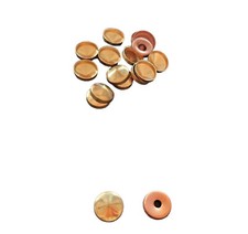 Borchia Copri Vite Copriviti a Piramide in Ottone Lucido mm. 16 Pz. 24 VITEL