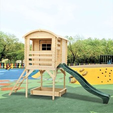Casetta per bambini in legno Joy 163 cm x 118 cm - h 265 cm