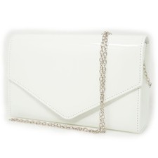 Pochette bianca vernice lucida