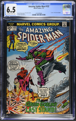 Amazing spider man 122 cgc - spider-man,