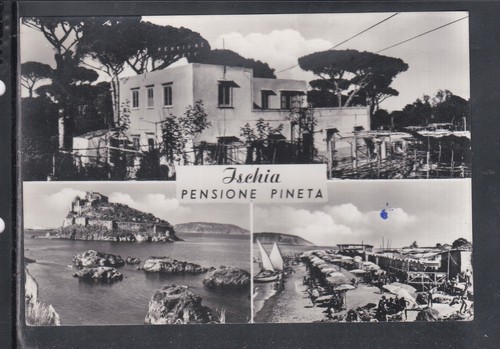 Cartolina ischia pensione - cartolina,