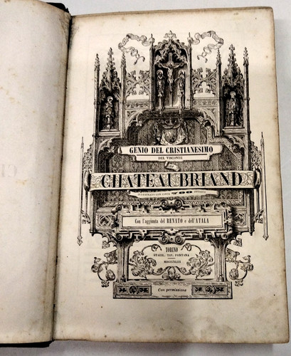 Chateaubriand genio del - chateaubriand,