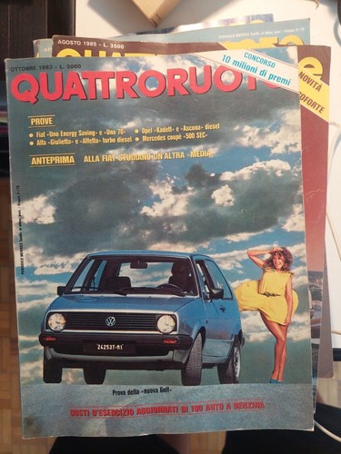 Rivista quattroruote 1983 - quattroruote,