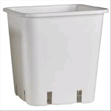 Vaso quadrato bianco litri - bianco,