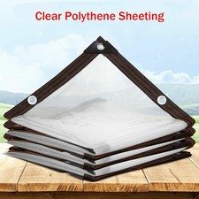 Tenda in lamiera di polietilene trasparente tenda schermo pioggia copertura plastica
