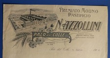 1918 premiato molino pastificio N. Azzollini in Palo del Colle (Bari)