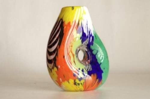 Murano glass vase - murano,