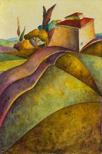 FRANCESCO NESI 20x30cm Olio su tavola