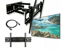 SUPPORTO DA PARETE TV LED LCD 32-70 POLLICI CAVO HDMI STAFFA 180° TELEVISIONE