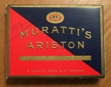 Pacchetto vuoto sigarette vintage - Muratti's Ariston