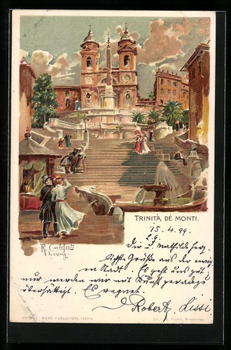 Cartolina artistica raffaele - artistica,