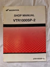 GENUINE HONDA VTR1000 SP2 SHOP SUPPLEMENT MANUAL  - MANUALE OFFICINA