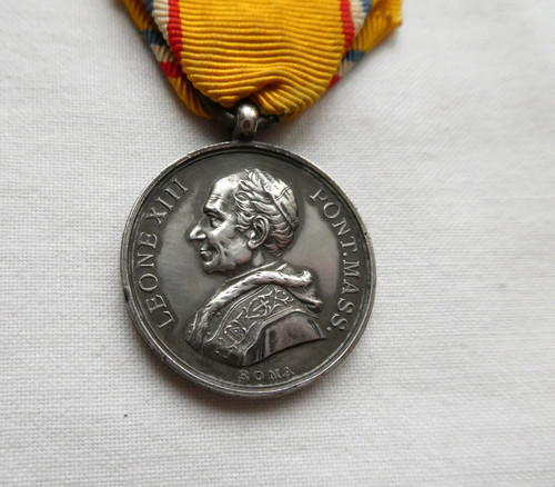 Medaglia papa leone xiii - leone,