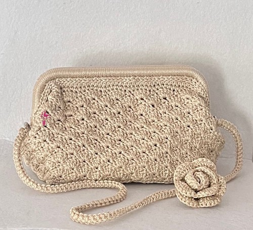 Borsa uncinetto pochette - borsa, uncinetto,