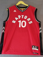 NBA Toronto Raptors #10 De Rozen Adidas; Size Large Jersey By Nike Swingman