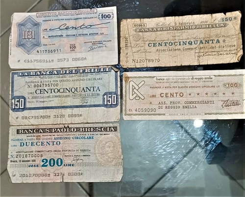 Mini assegni anni - mini,
