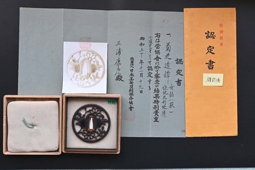 Hagi tsuba ferro mumei - ferro,