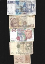 LOTTO BANCONOTE ITALIA