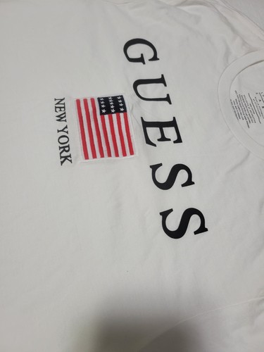 Guess brand white t shirt - brand,