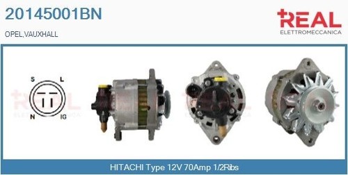 Alternatore opel isuzu hitachi - isuzu,