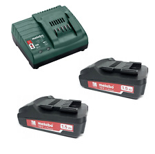 Metabo Kit Batteria 2x 1,5Ah 18V e caricatore Metabo SC 30
